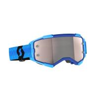 Scott Очки кроссовые Fury blue/black/silver chrome works в Красноярске