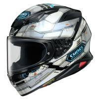 Shoei Мотошлем NXR 2 Fortress серо-черно-голубой в Красноярске