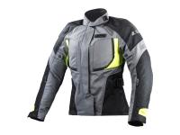 LS2 Мотокуртка женская Phase Lady Jacket серо-чёрно-жёлтый в Красноярске