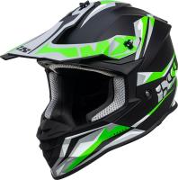 IXS шлем кроссовый 362 2.0 Черно-зеленый-белый в Красноярске