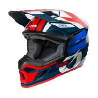 Oneal Кроссовый шлем 3Series Ride V.25 синий/белый в Красноярске