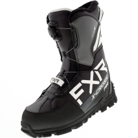 FXR Ботинки снегоходные X-Cross Pro BOA с утеплителем Black/White в Красноярске