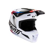 Leatt Шлем кроссовый Moto 2.5 Helmet Black/White 2024 в Красноярске