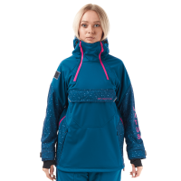 Dragonfly Куртка-анорак сноубордическая DF Uktus Woman Dark Ocean - Pink в Красноярске