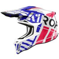 Airoh Мотошлем Strycker Brave Blue/Red Gloss в Красноярске