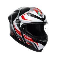 AGV Шлем K6 S 2206 Karve Matt Black/White/Red в Красноярске