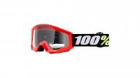 100% Очки детские Strata Mini Goggle Red/Clear Lens в Красноярске