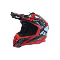 AiM Шлем RH855 Carbon Terrain Black/Red в Красноярске