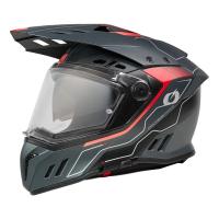 Oneal Шлем кроссовый со стеклом Sierra RS Echo красный/черный в Красноярске