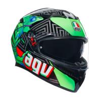 AGV Шлем K3 Kamaleon Black/Red/Green в Красноярске