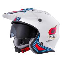 ONEAL Шлем открытый Volt MN1, глянец Белый/красный в Красноярске