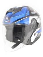 AiM Шлем открытый JK526 Blue/Grey/Black в Красноярске