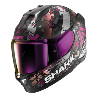 Shark Шлем Skwal i3 Hellcat Mat Black/Chrome/Violet в Красноярске