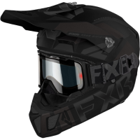 FXR Шлем Clutch Cold Stop QRS Electric 22 Black Ops в Красноярске