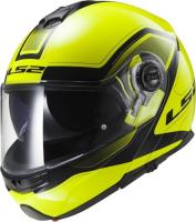 LS2 Мотошлем снегоходный FF325 Strobe Electric Snow Civik Желтый/Черный в Красноярске