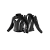 Shima Куртка Кожаная женская Miura 2.0 Black/White в Красноярске