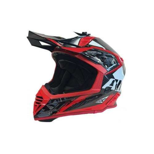 AiM Шлем RH855 Carbon Terrain Black/Red в Красноярске