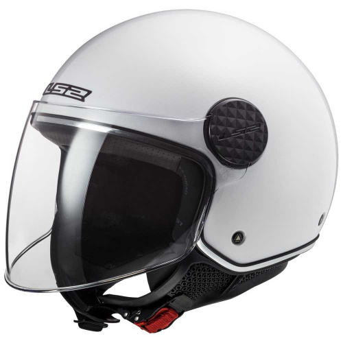LS2 Мотошлем OF558 Sphere Lux Solid белый в Красноярске