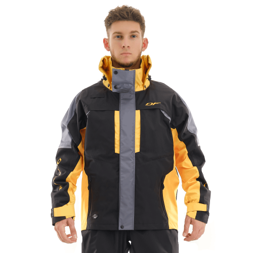 Dragonfly Куртка мембранная Quad Pro Black-yellow в Красноярске