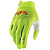 100% Мотоперчатки текстильные ITrack Fluo/Yellow в Красноярске