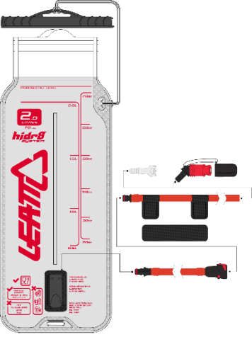 Leatt Гидропак Flat Cleantech Bladder Pack 2L в Красноярске