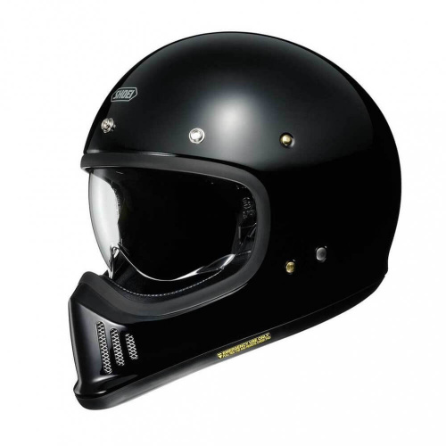 Shoei Мотошлем EX-Zero Plain Черный глянцевый в Красноярске