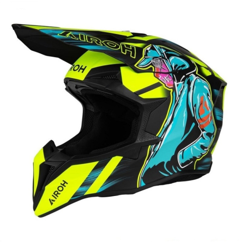 Airoh Шлем Wraaap Cyber Yellow Matt в Красноярске