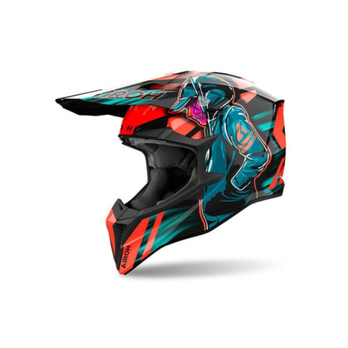 Airoh Шлем Wraaap Cyber Orange Glossy в Красноярске