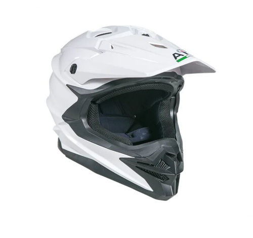 AiM Шлем кроссовый JK803 White Glossy в Красноярске