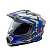 AIM Шлем кросс/эндуро JK802S Blue/Grey/Black в Красноярске