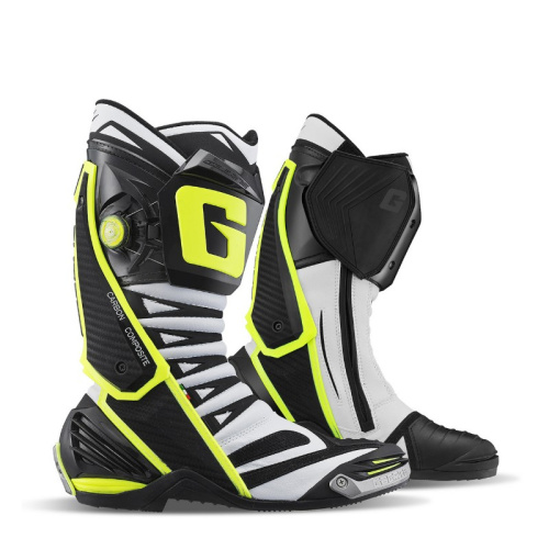 Gaerne Мотоботы GP1 Evo White/Black/Yellow в Красноярске