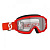 Scott Очки кроссовые Primal clear red/white clear works в Красноярске