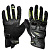 Sweep Перчатки кожаные+текстиль Hammer Black/Yellow в Красноярске