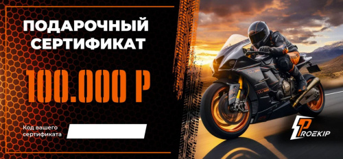 Подарочный сертификат Pro-Ekip.ru на 100.000р в Красноярске