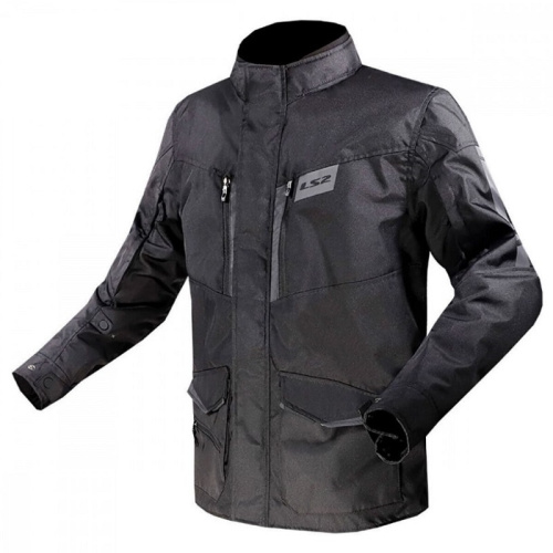 LS2 Мотокуртка Metropolis Evo Man черный в Красноярске