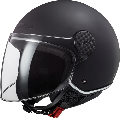 LS2 Мотошлем OF558 Sphere Lux Solid черный в Красноярске