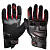 Sweep Перчатки кожаные+текстиль Hammer Black/Red в Красноярске