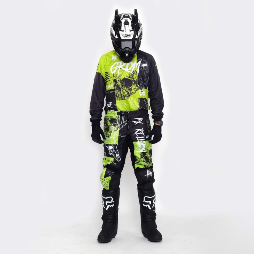 Grom Джерси MX Religion lime в Красноярске