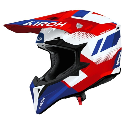 Airoh Шлем Wraaap Vision Red-Blue Gloss в Красноярске