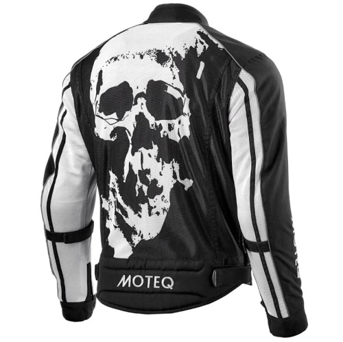 Moteq Мотокуртка текстильная сетка Rebel Черно-белая в Красноярске