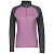 Scott Термокофта женская  Zip Defined Merino dark grey melange/cassis pink в Красноярске