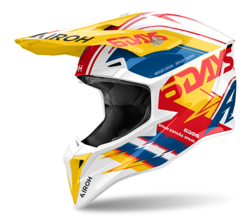 Airoh Мотошлем Wraaap Sixdays Spain 2024 Glossy в Красноярске
