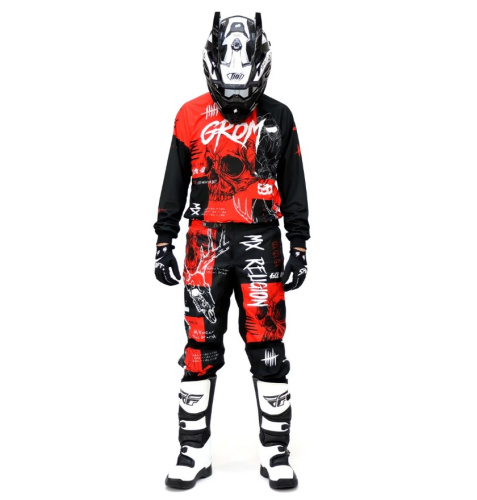 Grom Джерси + штаны MX Religion red в Красноярске