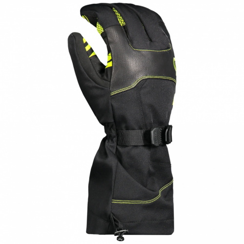 Scott Перчатки Cubrick Black/Lime-green в Красноярске