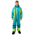 Dragonfly Зимний утепленный комбинезон Gravity Teenager Dark Green - Lime 2025 в Красноярске