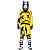 Grom Штаны кроссовые Sadman Yellow в Красноярске