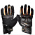 Sweep Перчатки кожаные+текстиль Hammer Black/Orange в Красноярске
