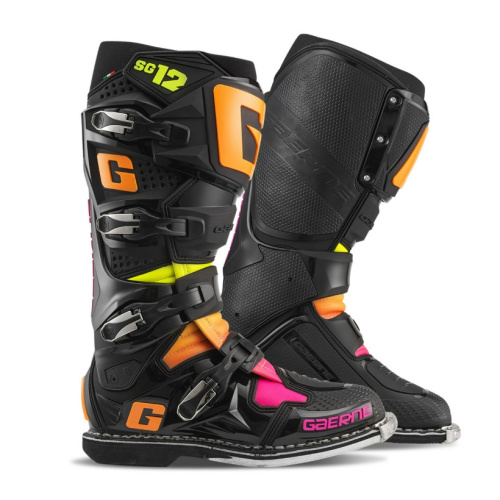 Gaerne Мотоботы SG-12 Black/Orange/Pink в Красноярске