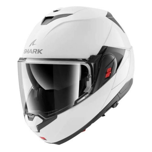 Shark Мотошлем Oxo Blank White Glossy в Красноярске