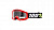 100% Очки детские Strata Mini Goggle Red/Clear Lens в Красноярске